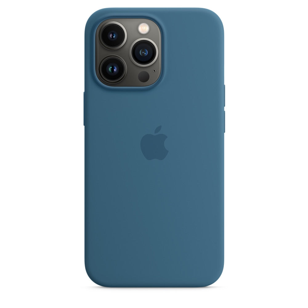 Capa em Silicone com Magsafe iPhone 13 Blue Abissal